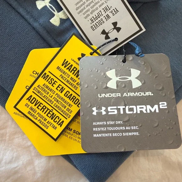 Women’s Under Armour Steel Blue Performance Jacket - Picture 6 of 10